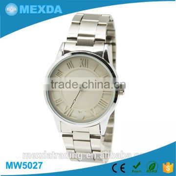 wholesale high quality steel strap quartz movement branded watch