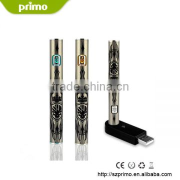 Best selling e cigarette battery 300mah preheat adjustable voltage vape pen battery