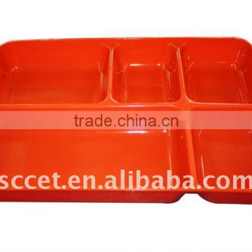 Plastic Lunch Box Meal Tray