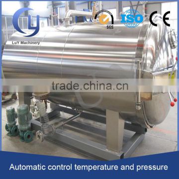 stainless steel heating uniform PLC control autoclave for canning