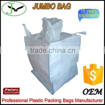 low factory price new pp laminated food graded big jumbo bag with top spout