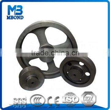 Hot Sale v belt pulley/iron casting pulley/round belt pulley