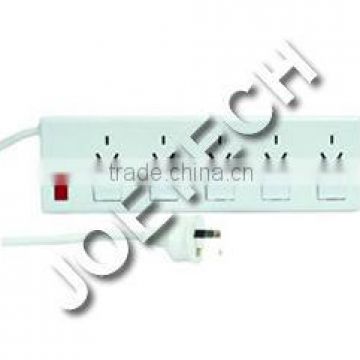 SAA 5 outlets power strip with switch