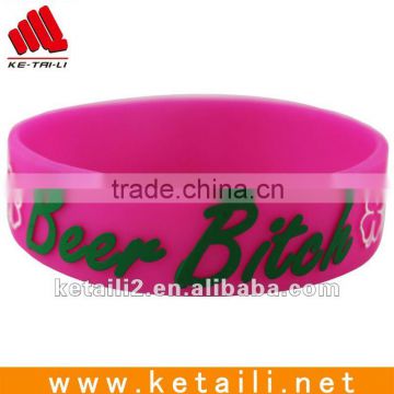 2012 fashion custom round silicone wristband ,OEM&ODM(LFGB.FDA,SGS,BVpassed)