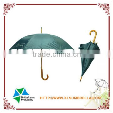 23" Popular item wooden straight advertising umbrella
