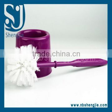 Trade assurance Round head plastic toilet brush/toilet brush with holder