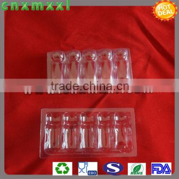 plastic blister tray for ampoules