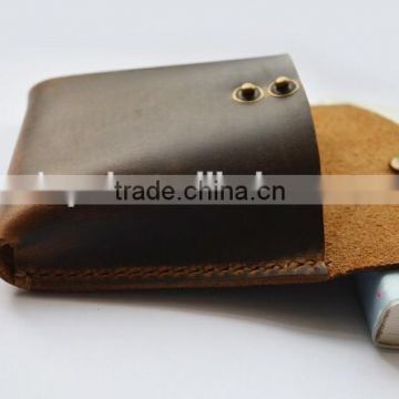 Wholesale High quality Pure hand-made genuine leathter coin purse