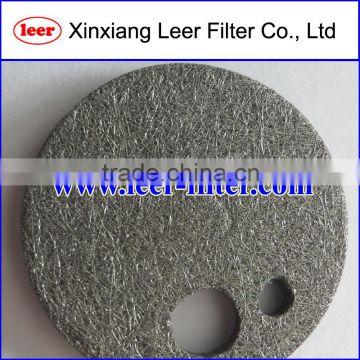 Burner FeCrAl Sintered Fiber Felt Filter Disc