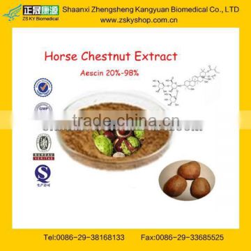 GMP Factory Supply Exwork Price Horse Chestnut Extract Aescin Powder