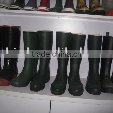leather rubber boots