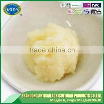 IQF mashed garlic puree with good quality & cheapest price