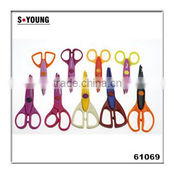 61069 Popular Novelty Children/Kids School Craft Scissors Paper Shape Cutting Scissors