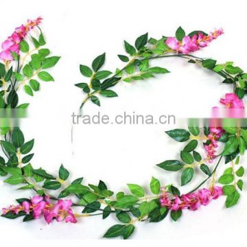 Artificial flower garland for wedding decoration 180cm