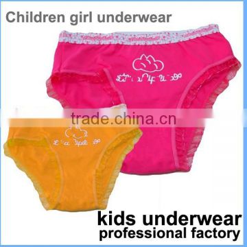 Children shorts printed cotton spandex Kids Girl underwear