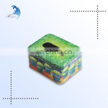 High Quality Custom Design Promotional Small Tissue Napkin Metal Tin Box