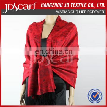 100% pashmina scarf and shawl JDC-263 LATEST 50% viscose+50% acrylic multicolor pamshmina scarf