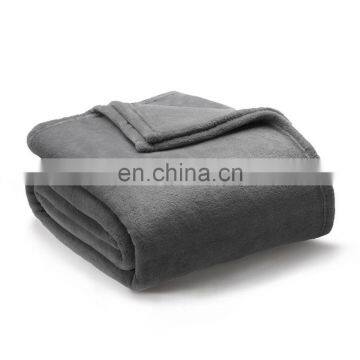 Customized Polyester Warm Fleece Single Side Flannel Blanket