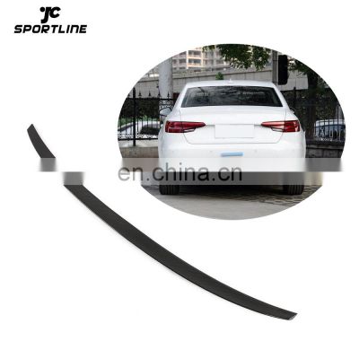 Carbon Fiber A4 S4 Ducktail Spoiler for Audi A4 B9 SLINE S4 Sedan 17-19