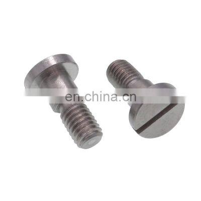 flat slotted half partial thread screws