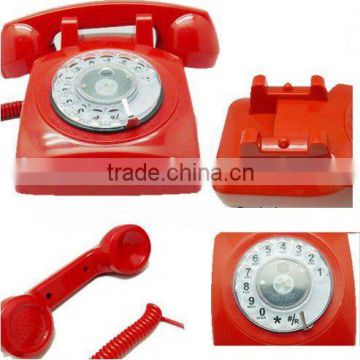 rotary dialing retro telephone