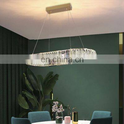 New Design Indoor Decoration Living Room Dining Room LED Crystal Modern Pendant Lamp