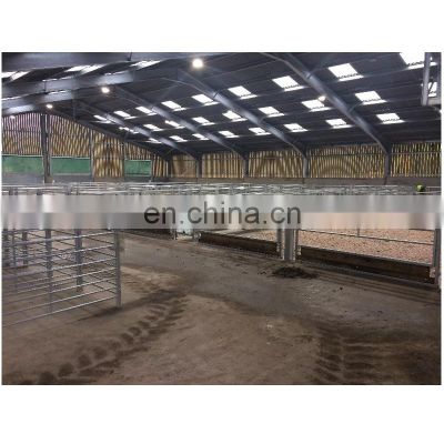 Prefab Steel Structure Cheap New Design Farm Cow Building Cattle Shed