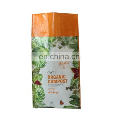 Singapore agricultural  20kg potting soil  plastic woven  fertilizer packaging bag with UV stabilization