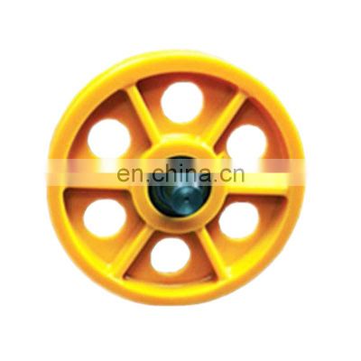 Professional elevator pulley sheave cast iron traction deflector sheave