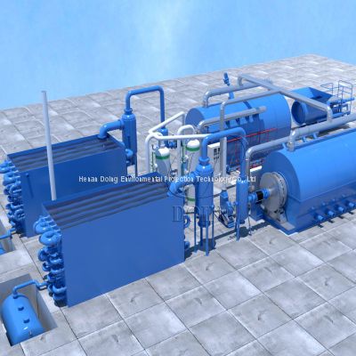 Environmental Semi-continuous/Fully continuous rubber tire pyrolysis plant in India for sale