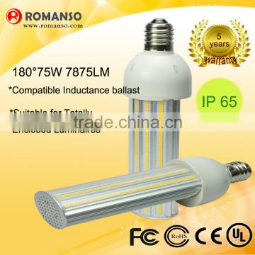 180 Beam Angle Compatible Inductance Ballast 75W LED Corn Light