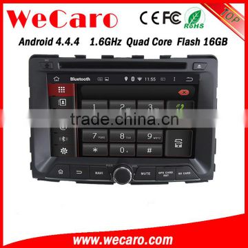 Wecaro WC-SY7070 Android 4.4.4 car multimedia system in dash for ssangyong rexton car audio radio gps 1.6 ghz cpu 2014 2015