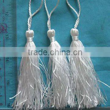 WHITE COLOR 3" Tassel Fringe Drapery Deco. Garment ChainetteFOR HOME DECORATION INTERIOR OR DRAPERY OR GARMENT