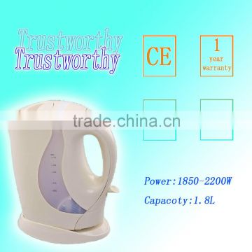 The best hotel high quality and fast plastic electric kettle