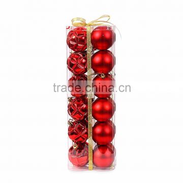 christmas factory direct supply hanging plastic ball