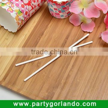 decorative wholesale stripe color paper sticks for cocktail