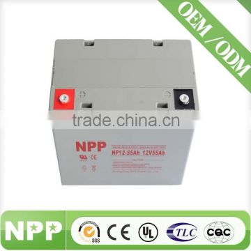 12v55ah China factory High Quality hot sale Battery for telecom