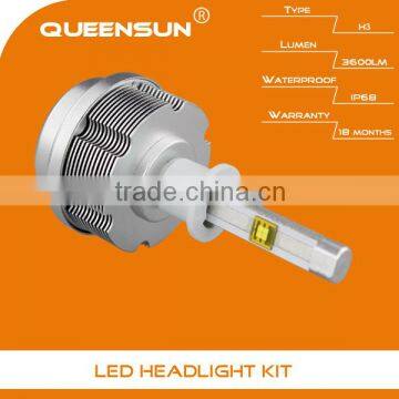 Factory offer Competitive Price Waterproof 12V H3 high power led car headlight