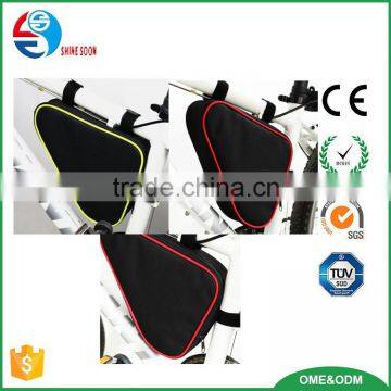 Bicycle front tube pouch/600D Bicycle Triangle Frame Pouch bag for mountain bike