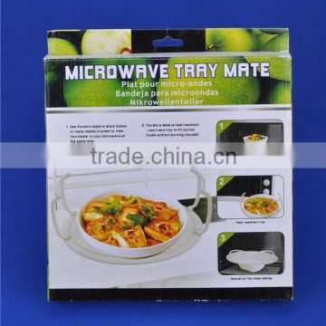 Multi-functional Microwave Tray plastic kitchen steam rack folding