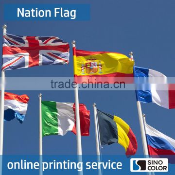 Custom material Printed Type polyetser british flag