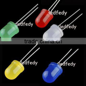 light emitting diode dip led 10mm diffused led