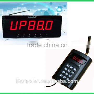Simple Display Receiver Wireless Queue System Case For Restaurant