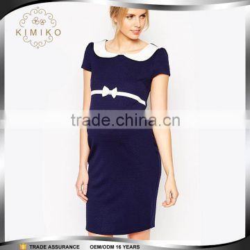 Dongguan Clothing Short Sleeve Fashion Maternity Dress