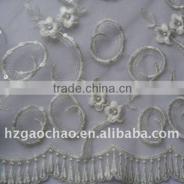 mesh embroidery lace