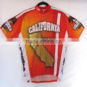 Cheap california cycling jersey made in china