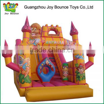 pvc outdoor commercial inflatable slide the city on sale