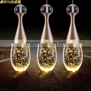 Stainless Steel Dining Room Pendant light SMD5730 LED Crystal Pendant Lamps