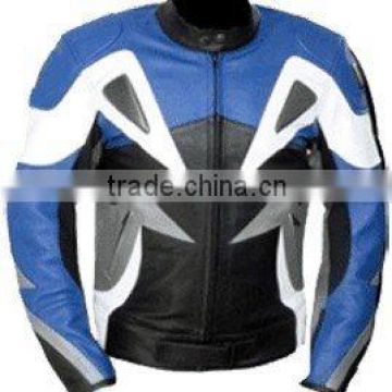 DL-1200 Leather Motorbike Racing Jacket