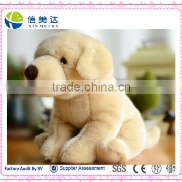 Exquisite cute suffed lifelike Labrador dog plush doll toy